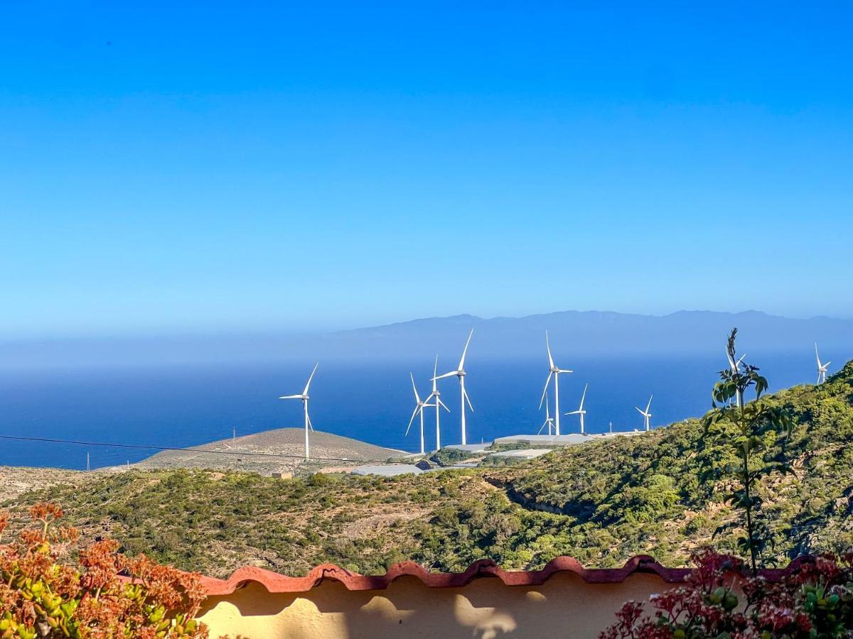 Villa Exquisite Rural House With Garden, Pool And Sea Views à Arico Viejo Extérieur photo
