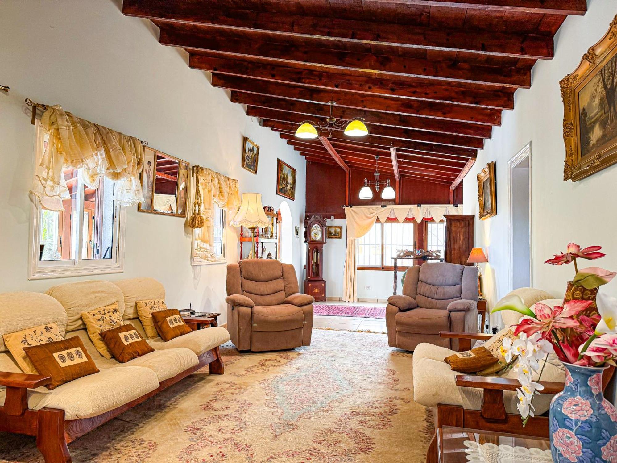 Villa Exquisite Rural House With Garden, Pool And Sea Views à Arico Viejo Extérieur photo
