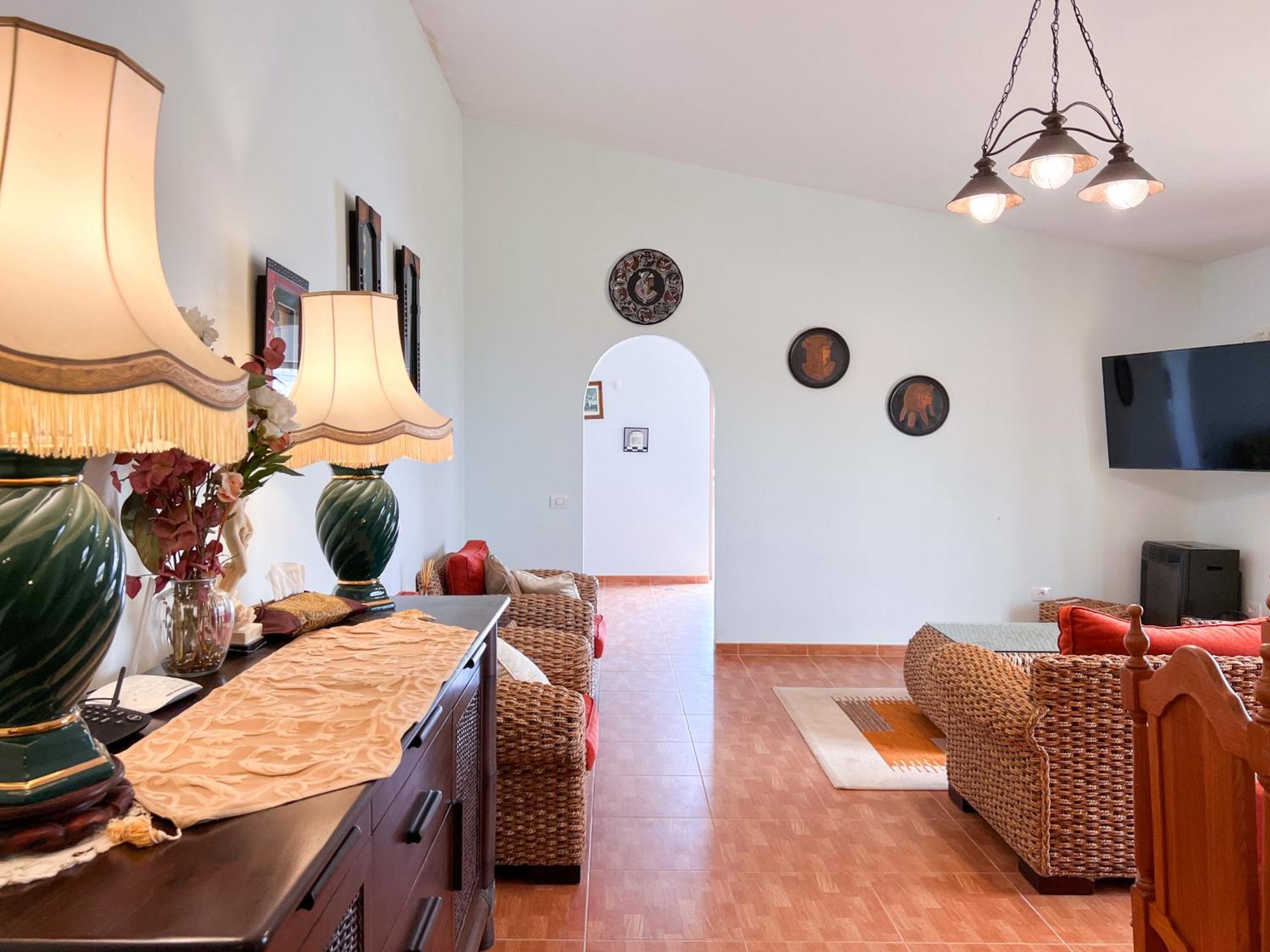 Villa Exquisite Rural House With Garden, Pool And Sea Views à Arico Viejo Extérieur photo