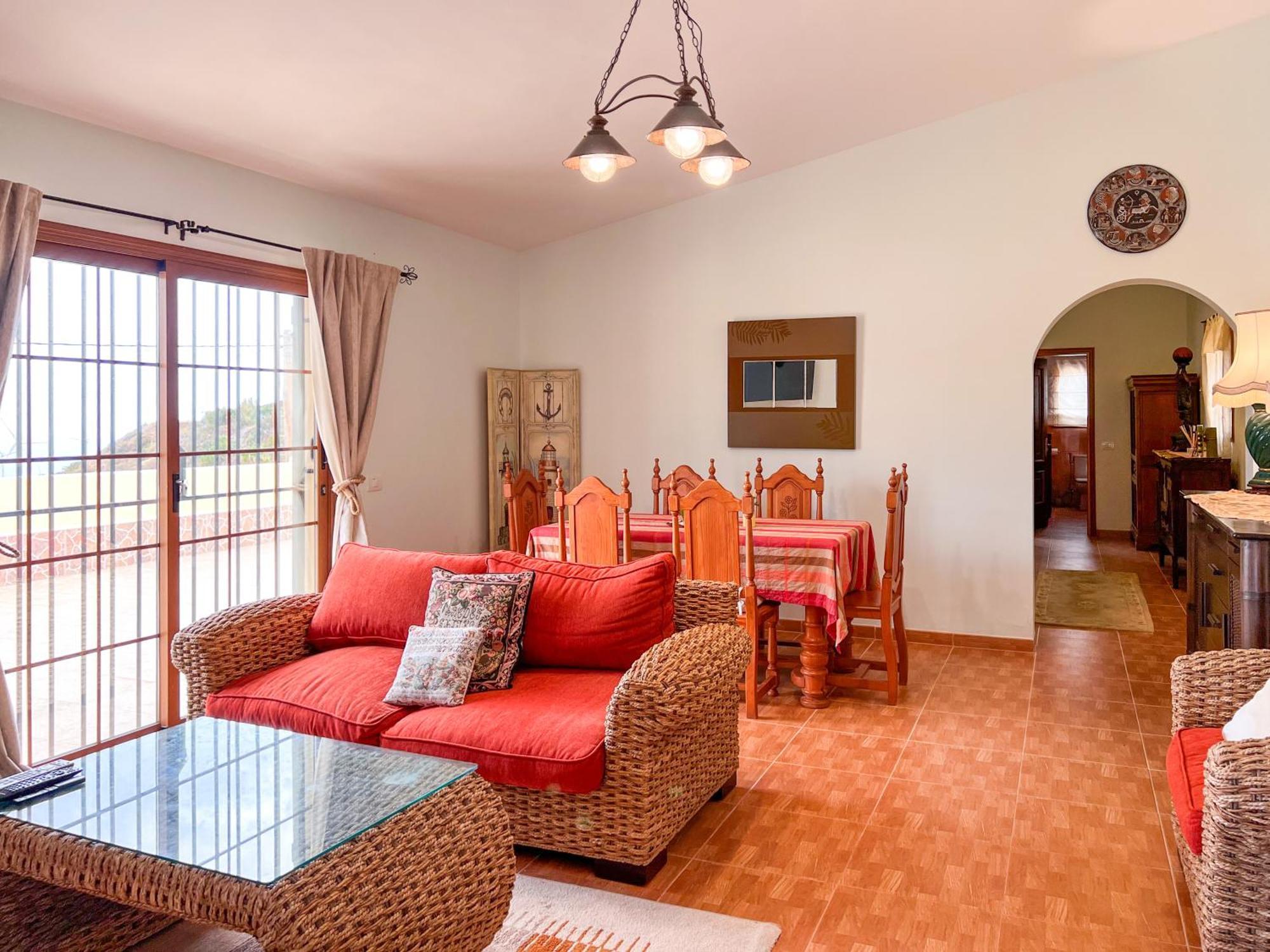 Villa Exquisite Rural House With Garden, Pool And Sea Views à Arico Viejo Extérieur photo