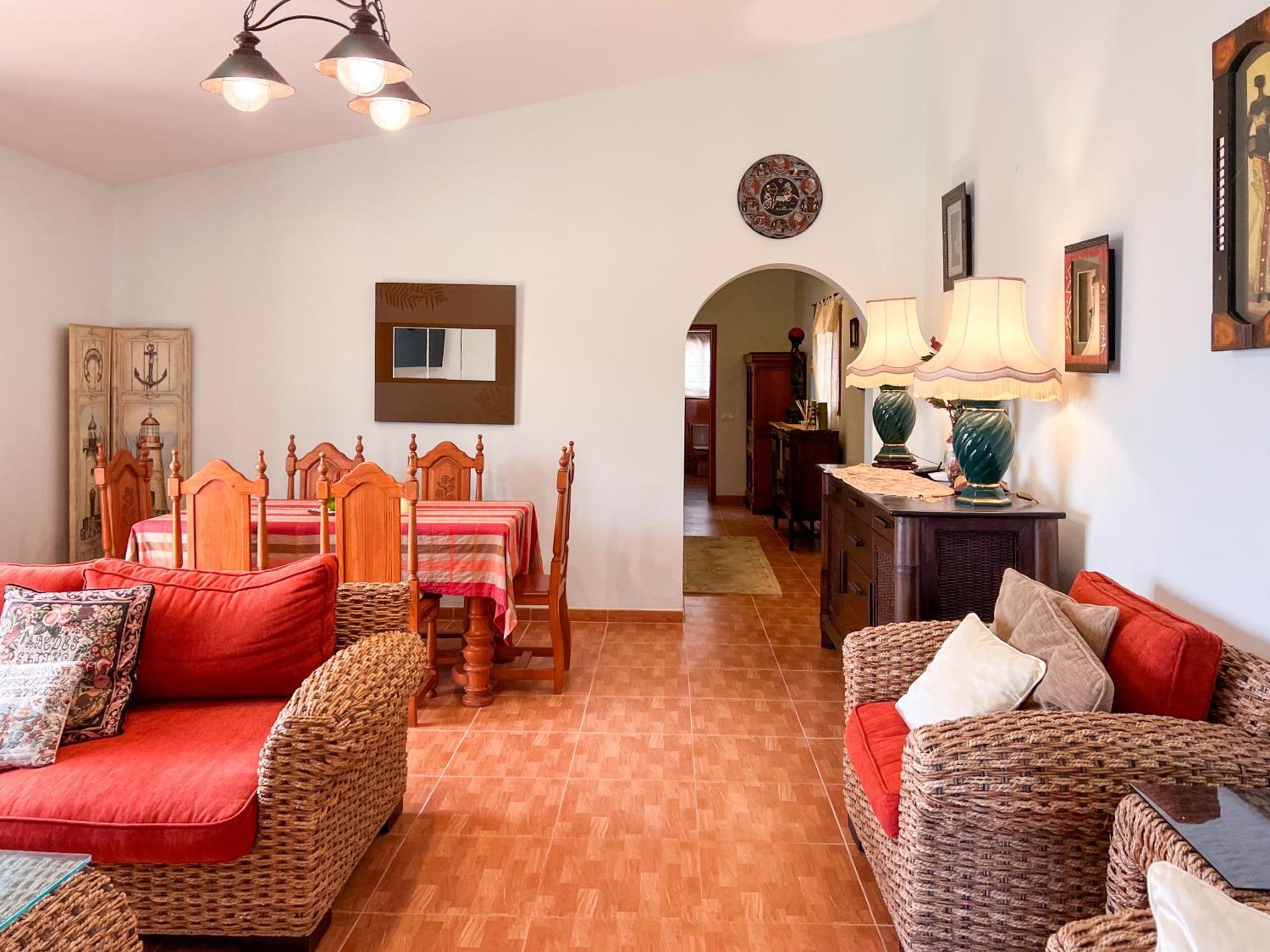 Villa Exquisite Rural House With Garden, Pool And Sea Views à Arico Viejo Extérieur photo