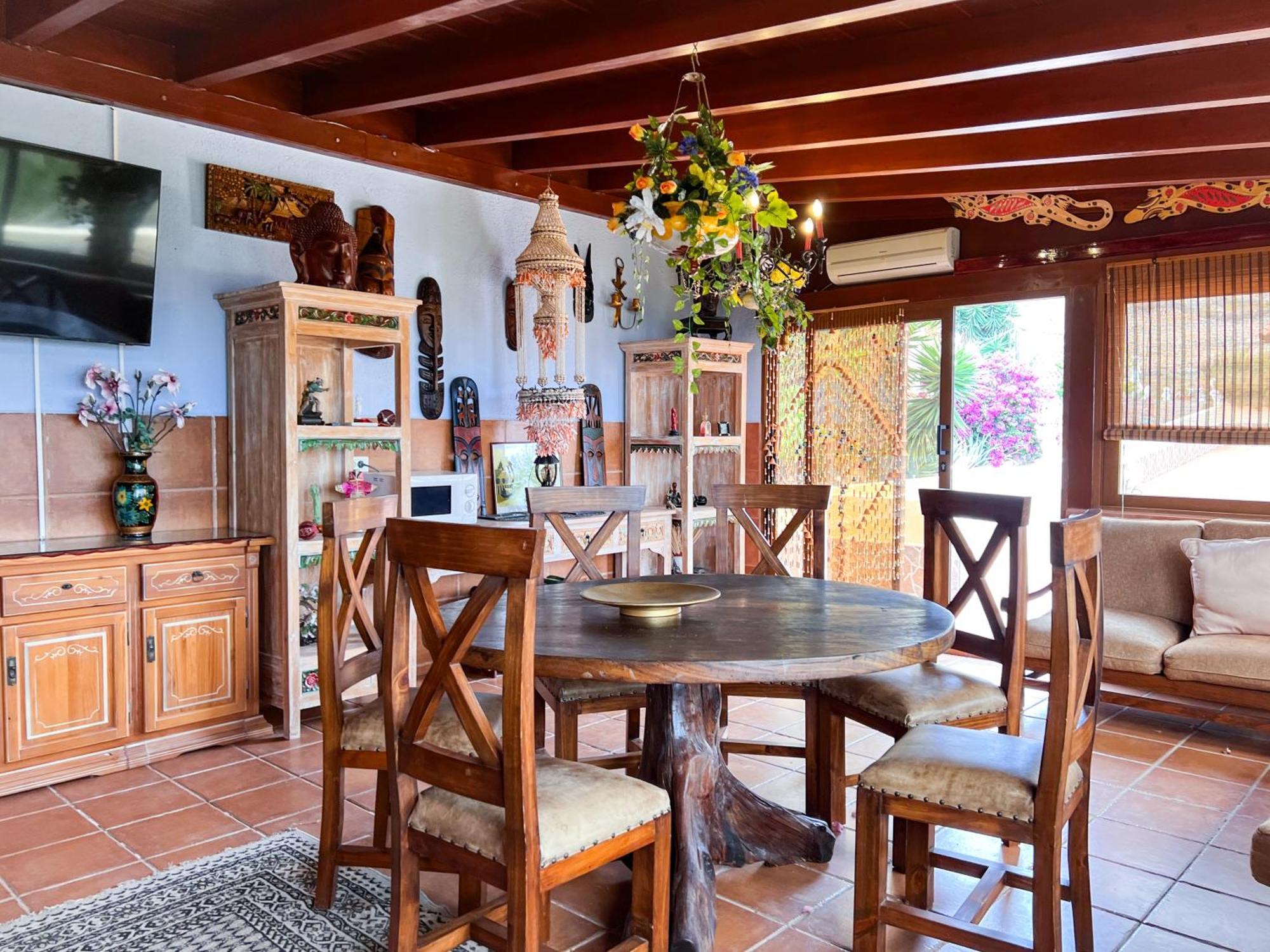 Villa Exquisite Rural House With Garden, Pool And Sea Views à Arico Viejo Extérieur photo